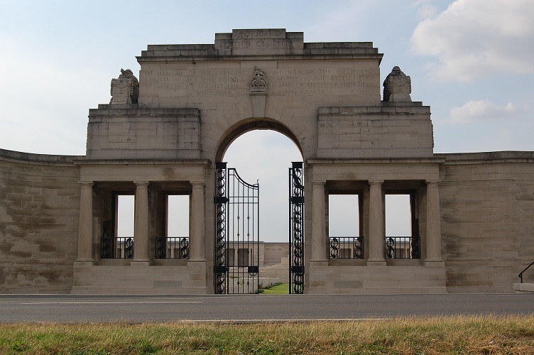 Pozieres cemetery and memorial, The Somme, France
